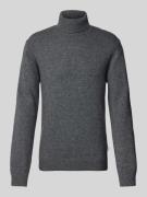 Casual Friday Rollkragenpullover mit Label-Detail Modell 'Karl' in Hel...