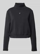 Guess Activewear Sweatshirt mit Stehkragen Modell 'OLYMPE' in Black, G...