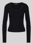 Vero Moda Strickpullover mit Rundhalsausschnitt in Black, Größe XL