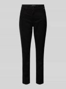 Marc Cain Slim Fit Hose mit Label-Applikation in Black, Größe 36