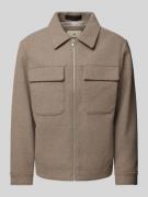 Jack & Jones Premium Jacke mit Kentkragen Modell 'BLURUSSEL' in Beige,...