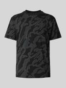 G-Star Raw T-Shirt mit geripptem Rundhalsausschnitt in Black, Größe XL