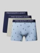 Polo Ralph Lauren Underwear Trunks mit Label-Bund im 3er-Pack in Rauch...