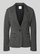 s.Oliver BLACK LABEL Slim Fit Blazer aus Interlockjersey in Mittelgrau...