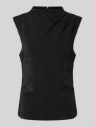 Selected Femme Top mit Effektgarn Modell ''MARWA' in Black, Größe S