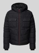 s.Oliver RED LABEL Regular Fit Steppjacke mit Stehkragen in Black, Grö...