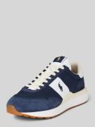 Polo Ralph Lauren Sneaker mit Logo-Stitching Modell 'TRAIN' in Marine,...