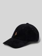 Polo Ralph Lauren Cap aus Cord mit Label-Stitching in Black, Größe 1