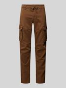 PME Legend Tapered Fit Cargohose mit Tunnelzug in Camel, Größe 31/30