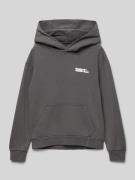 Jack & Jones Hoodie mit Label-Print Modell 'VERMONT' in Graphit, Größe...