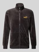 PUMA PERFORMANCE Sweatjacke mit Stehkragen in Black, Größe S