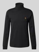 Polo Ralph Lauren Longsleeve mit Rollkragen in Black, Größe M