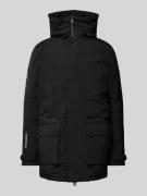 Superdry Parka mit Stehkragen in Black, Größe S