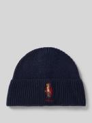 Polo Ralph Lauren Beanie mit Label-Stitching in Marine, Größe 1