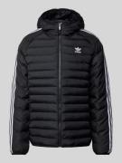 adidas Originals Steppjacke mit Kapuze in Black, Größe L