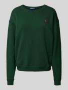 Polo Ralph Lauren Oversized Sweatshirt mit Label-Stitching in Bottle, ...