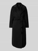 Weekend Max Mara Mantel mit Taillengürtel Modell 'TEMPARA' in Black, G...