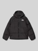 The North Face Jacke mit Daunen-Feder-Füllung und Kapuze in Black, Grö...