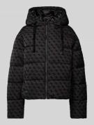 Guess Steppjacke mit Kapuze Modell 'DAISY' in Black, Größe L