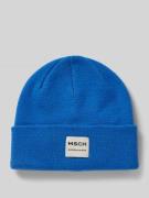 MSCH Copenhagen Beanie mit Label-Patch Modell 'Mojo' in Royal, Größe 1