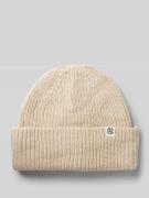 MSCH Copenhagen Beanie mit Logo-Patch Modell 'Galline Rachelle' in Bei...