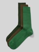 DillySocks Socken mit Strukturmuster Modell 'Ribbed Greenery' im 3er-P...