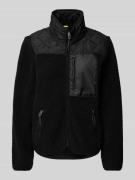 TheJoggConcept Fleecejacke mit Stehkragen Modell 'BERRI' in Black, Grö...