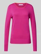 Christian Berg Woman Strickpullover mit Rundhalsausschnitt in Fuchsia,...