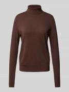 Christian Berg Woman Regular Fit Rollkragenpullover mit Viskose in Dun...