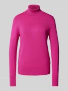 Christian Berg Woman Regular Fit Rollkragenpullover mit Viskose in Fuc...