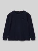 Tommy Hilfiger Teens Longsleeve mit Label-Stitching in Marine, Größe 1...