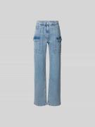 Iro Straight Fit Jeans mit Beintaschen in Jeansblau, Größe L