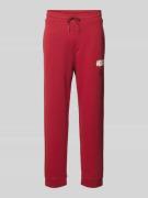 Hugo Blue Sweatpants mit elastischem Bund Modell 'Nimaytro' in Rot, Gr...