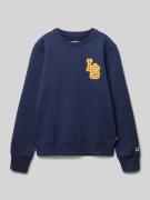 Levi’s® Kids Sweatshirt mit Label-Stitching in Marine, Größe 164