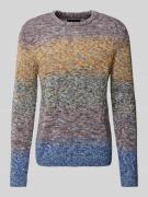 Christian Berg Men Strickpullover mit Rundhalsausschnitt in Marine, Gr...