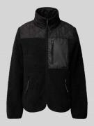 TheJoggConcept Fleecejacke mit Stehkragen Modell 'BERRI' in Black, Grö...