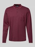 RAGMAN Regular Fit Poloshirt mit Brusttasche in Bordeaux, Größe 4XL