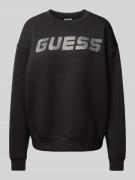 Guess Activewear Sweatshirt mit Strasssteinbesatz Modell 'CECILIA' in ...