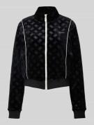 Guess Activewear Sweatjacke mit Stehkragen Modell 'KRISSY' in Black, G...