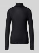 MAX&Co. Longsleeve mit Ziersteinbesatz Modell 'TEQUILA' in Black, Größ...