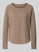 Smith and Soul Longsleeve mit Rundhalsausschnitt in Taupe, Größe L