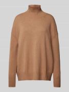 (The Mercer) N.Y. Strickpullover aus Kaschmir mit Stehkragen in Camel ...