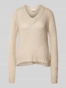 moves Strickpullover mit Strukturmuster Modell 'Nicolinna' in Beige, G...