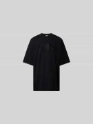 VETEMENTS Oversized T-Shirt mit Label-Detail in Black, Größe L