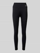 Stronger Leggings mit elastischem Bund in Black, Größe L