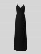 TROYDEN COLLECTION Abendkleid mit Herz-Ausschnitt in Black, Größe 32