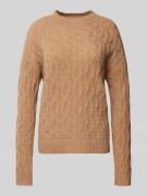 Christian Berg Woman Kaschmirstrickpullover mit Rundhalsausschnitt in ...