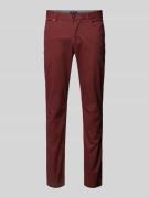 Christian Berg Men Regular Fit Jeans im 5-Pocket-Design in Bordeaux, G...