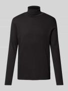 Christian Berg Men Longsleeve mit Rollkragen in Black, Größe 3XL