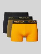 MCNEAL Trunks mit Label-Stitching im 3er-Pack in Oliv, Größe L